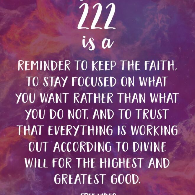 What Does The Number 222 Mean Biblically