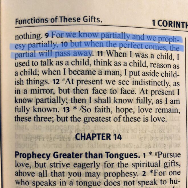 What Does 1 Corinthians 13 12 Mean