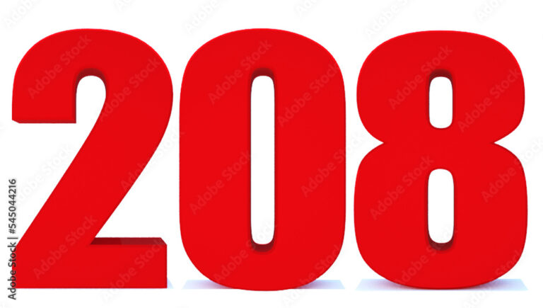 What Does The Number 208 Mean