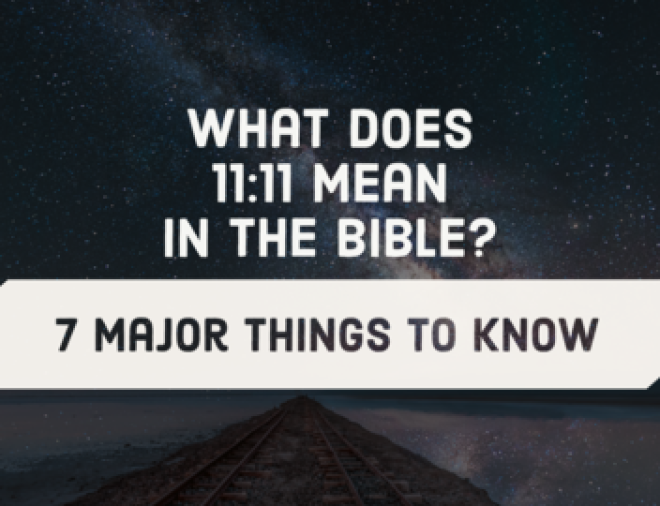 What Does 111 Mean In The Bible