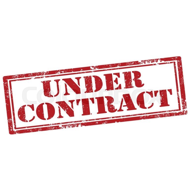 What Does Under Contract Show Mean