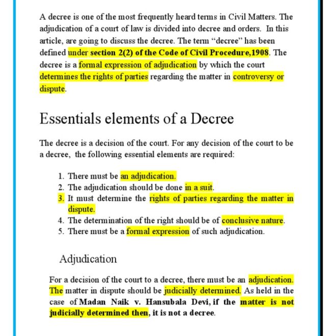 What Does Decree Mean In The Bible
