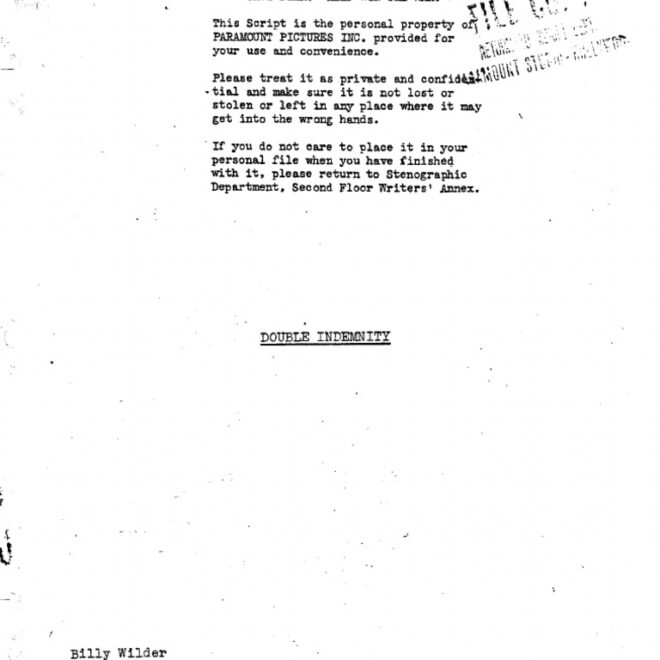 What Does Double Indemnity Mean