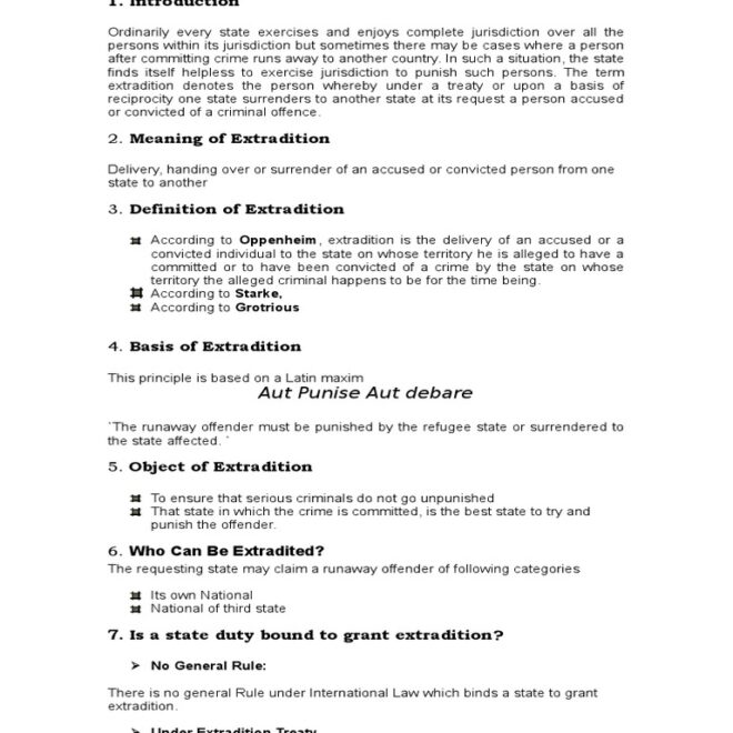 What Does Fighting Extradition Mean