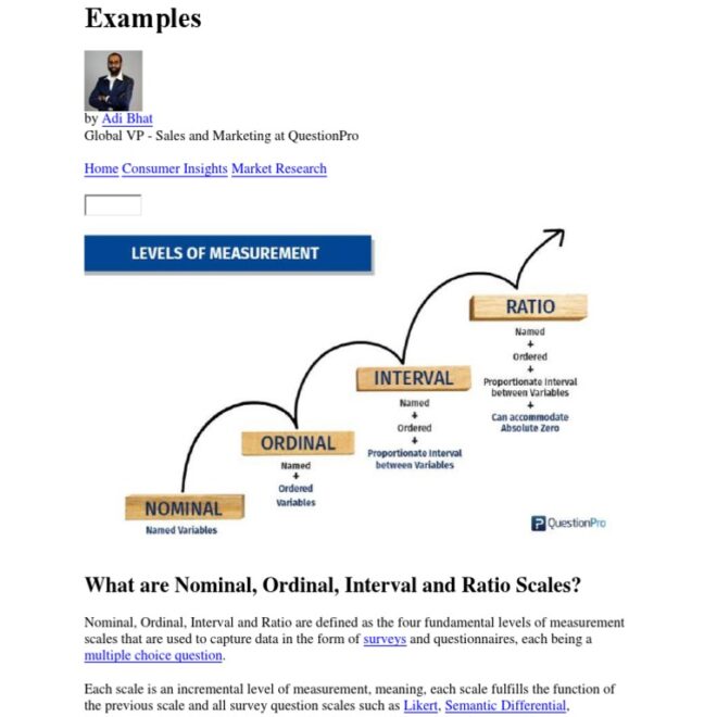 What Does Nominal Mean In Measurement