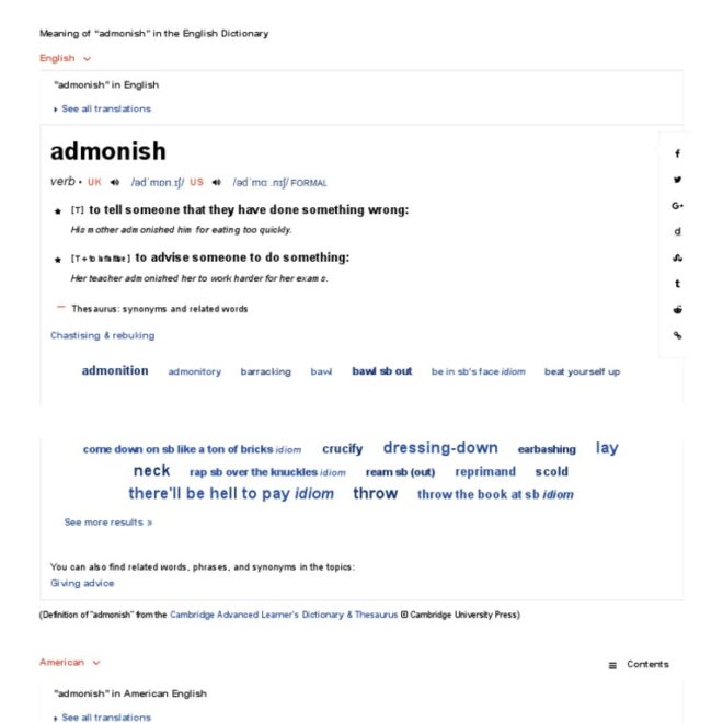 What Does Admonish Mean In The Bible