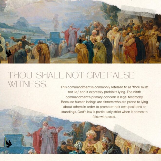 What Does The 9th Commandment Mean