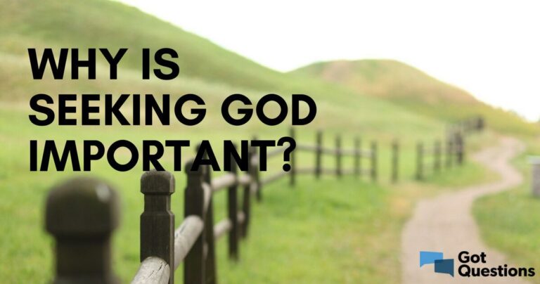 What Does It Mean To Seek God