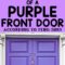 What Does A Purple Door Mean