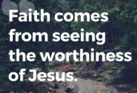 What Does Believing In Jesus Mean