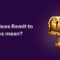 What Is Remit To Address Mean