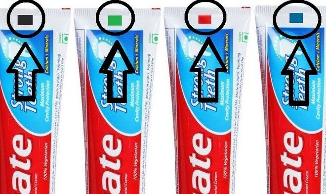 What Do Colors On Toothpaste Mean