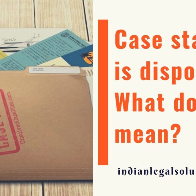 What Does Case Disposed Mean In Texas