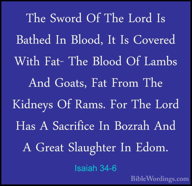 What Does Isaiah 34.16 Mean