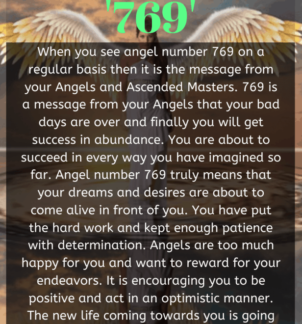 What Does 1069 Mean Spiritually