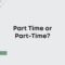 What Does Part-Time Variable Mean