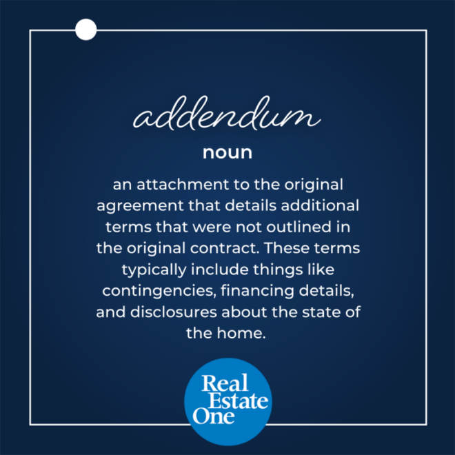 What Does An As Is Addendum Mean