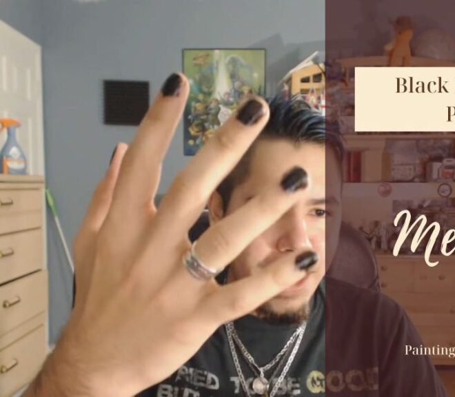 What Does One Black Fingernail Mean On A Man