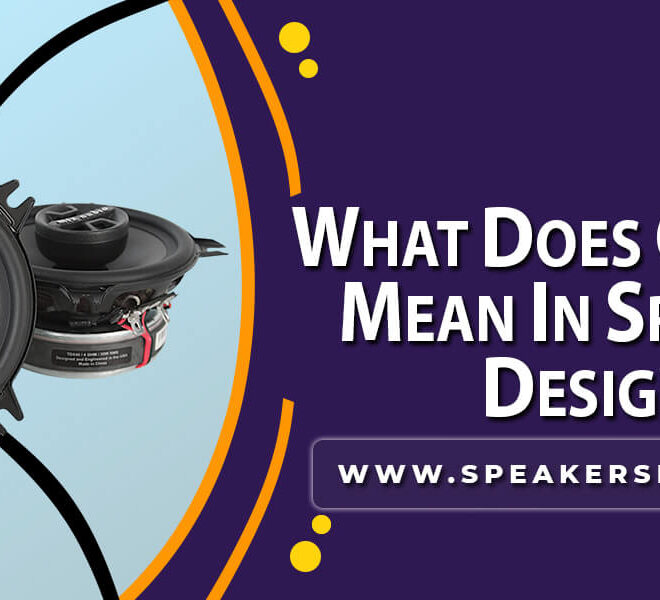 What Does Coaxial Mean In Speaker Design