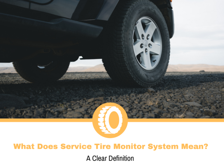What Does Service Tire Monitoring System Mean