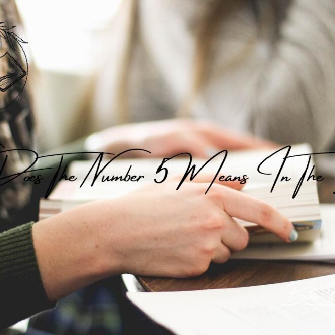 What Number 5 Means In The Bible