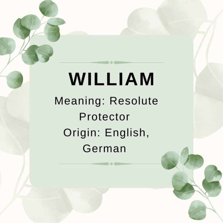 What Does The Name William Mean Biblically