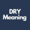 What Does Dry Mean On Air Con