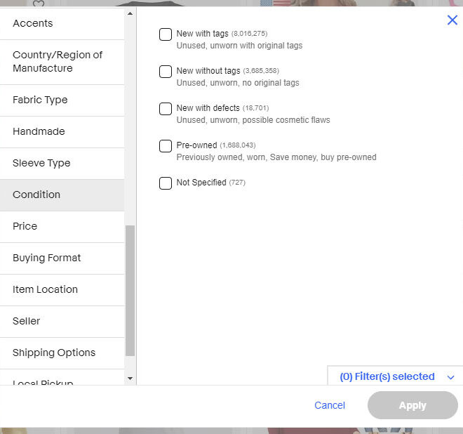 What Does Euc On Ebay Mean