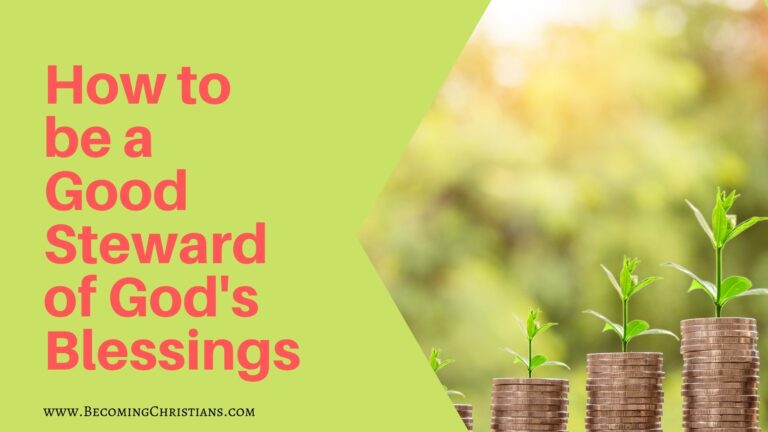 What Does Good Steward Mean