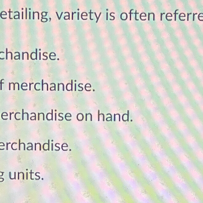 What Does Dealing With Hardlines Or Variety Merchandise Mean