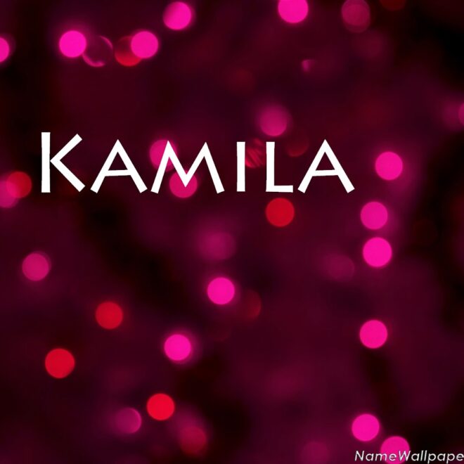 What Does The Name Kamila Mean