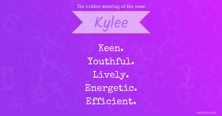 What Does Kylee Mean