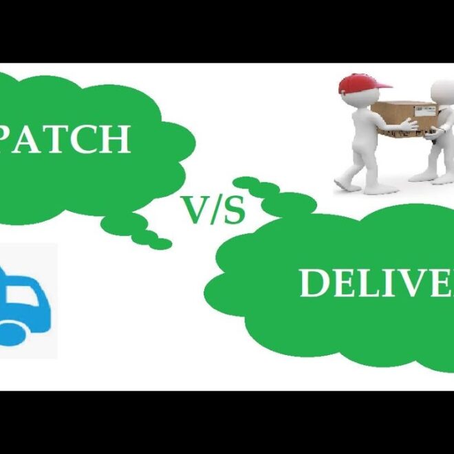 What Does Dispatch Mean In Shipping