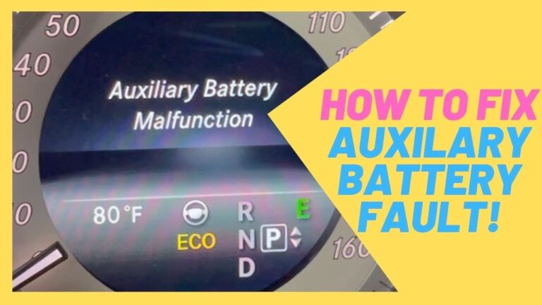 What Does Auxiliary Battery Malfunction Mean