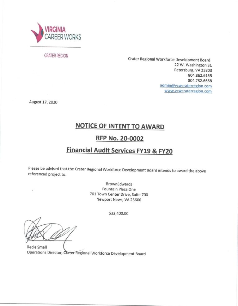 What Does Notice Of Intent Mean