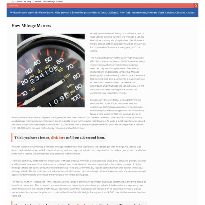 What Does Mileage On Cars Mean