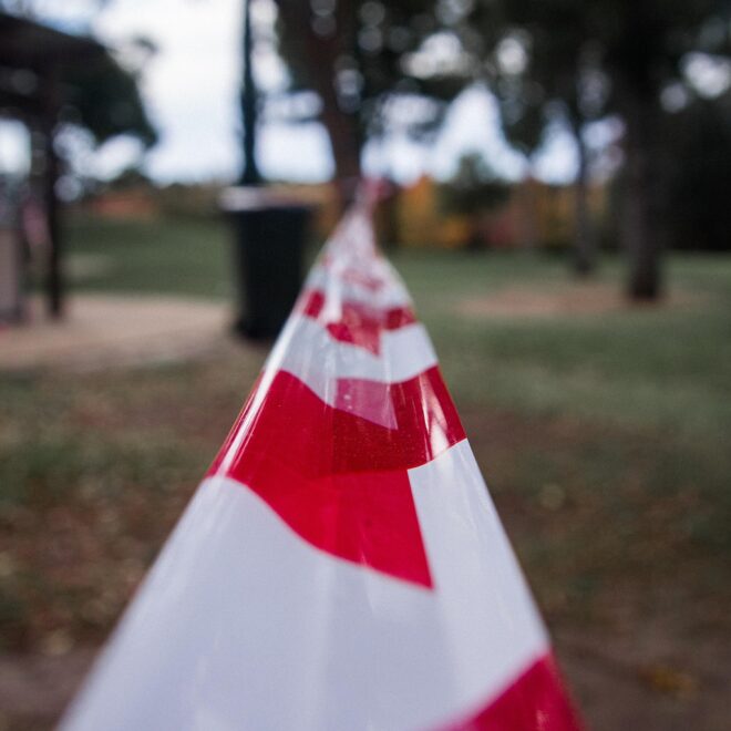 What Do Red Police Tape Mean