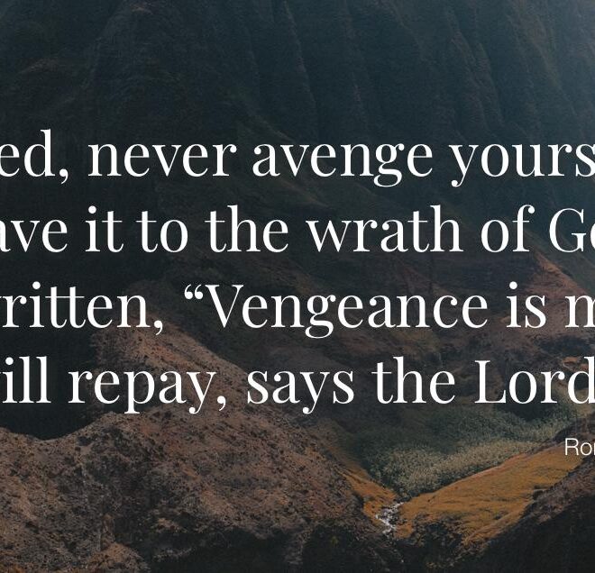 What Does Romans 12 19 Mean