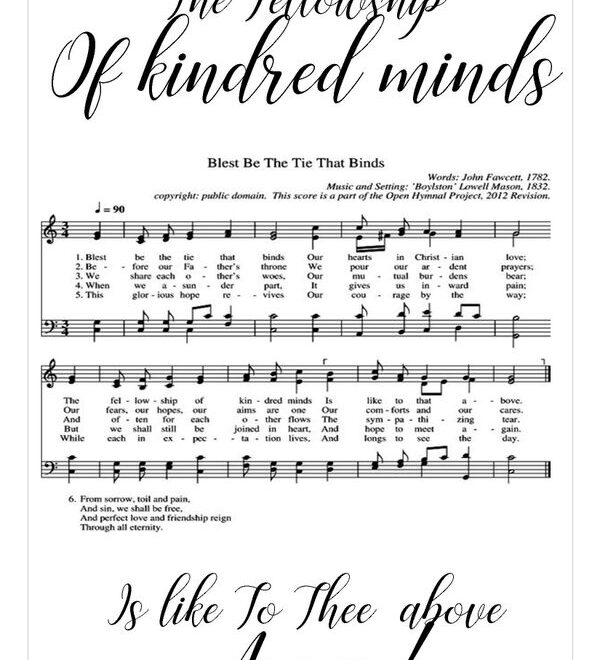 What Does Bless Be The Tie That Binds Mean