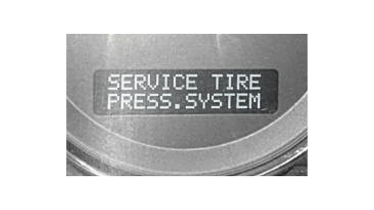 What Does Service Tire Pressure System Mean
