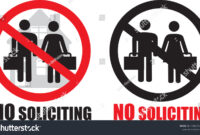 What Does No Solicitation Mean
