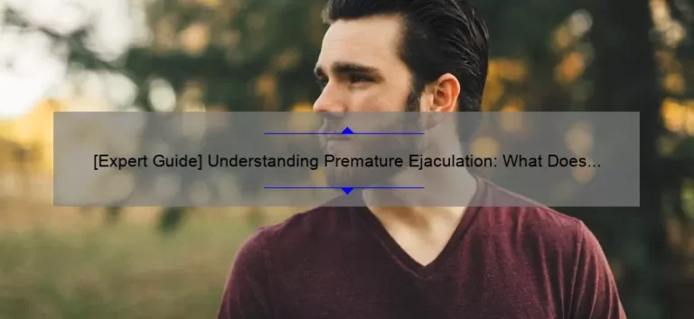 What Does It Mean When A Guy Nuts Fast