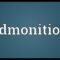 What Does Admonition Mean In The Bible