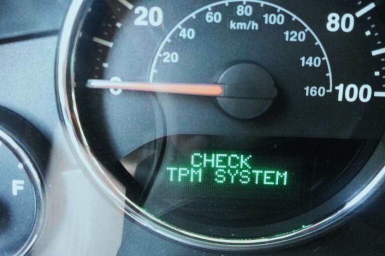 What Does Check Tpms Mean