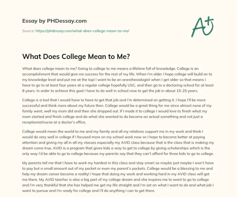 What Does It Mean When A College Defers You