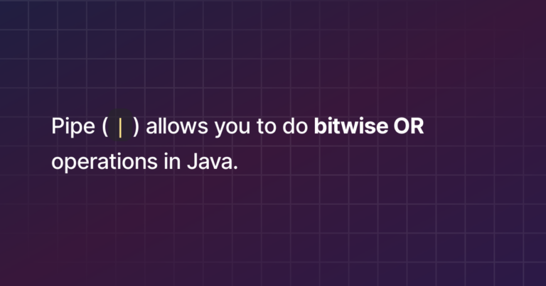 What Does -1 Mean In Java