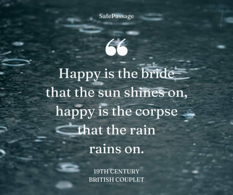 What Does It Mean When It Rains At A Funeral