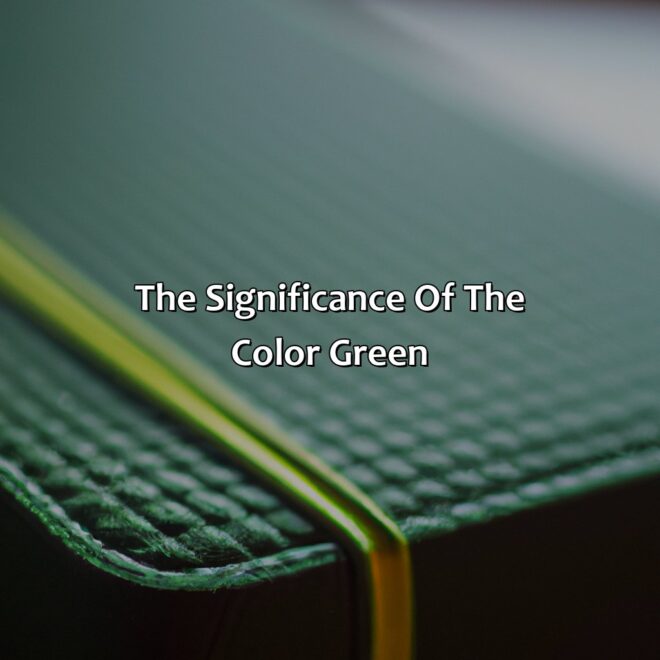 What Does Green Mean In The Bible