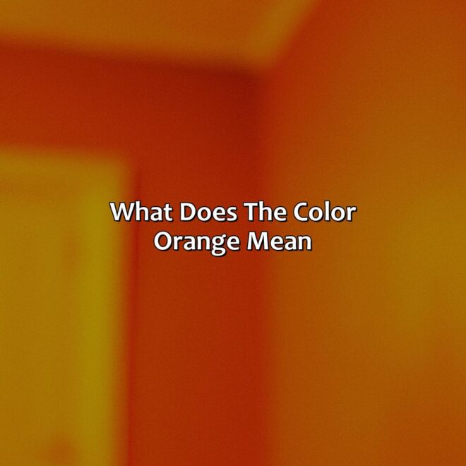 What Does Something In The Orange Mean