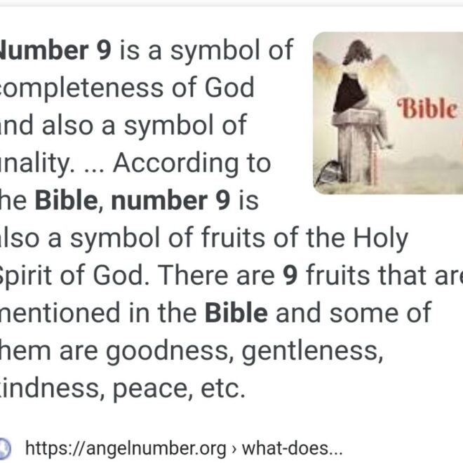 What Does Nine Mean In The Bible